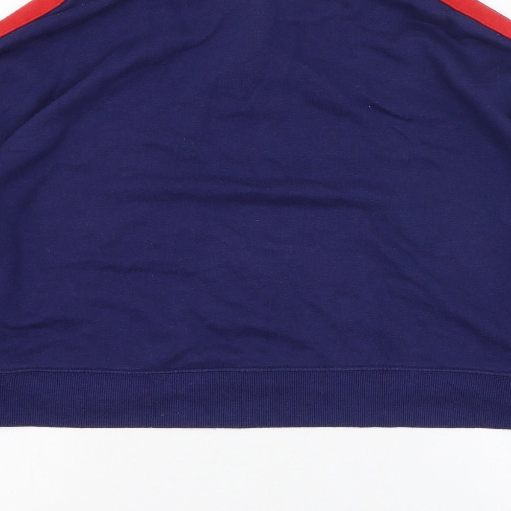 H&M Womens Blue  Cotton Pullover Sweatshirt Size L  Pullover