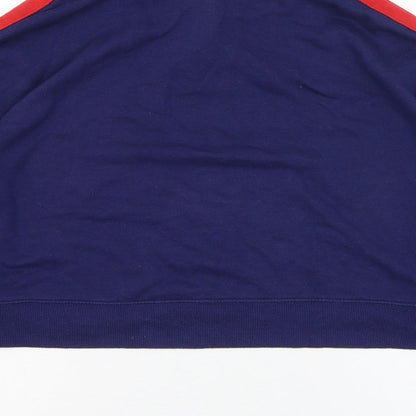 H&M Womens Blue  Cotton Pullover Sweatshirt Size L  Pullover