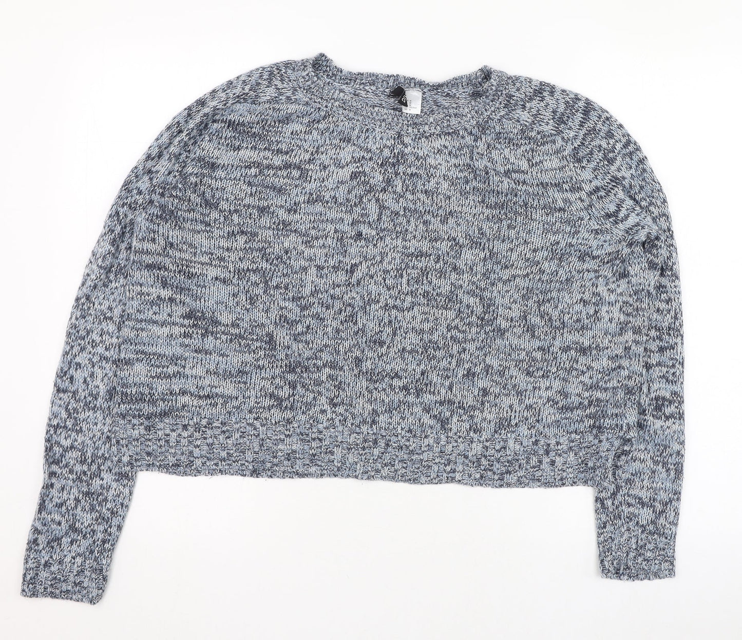 Womens UK Size M H&M Blue Pullover Jumper
