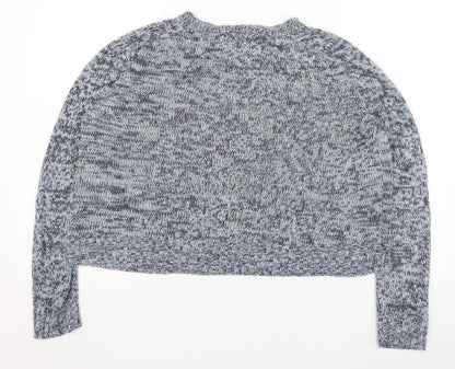 Womens UK Size M H&M Blue Pullover Jumper