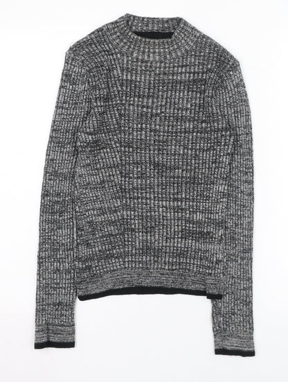 Womens UK Size 6 Topshop Grey Pullover Jumper