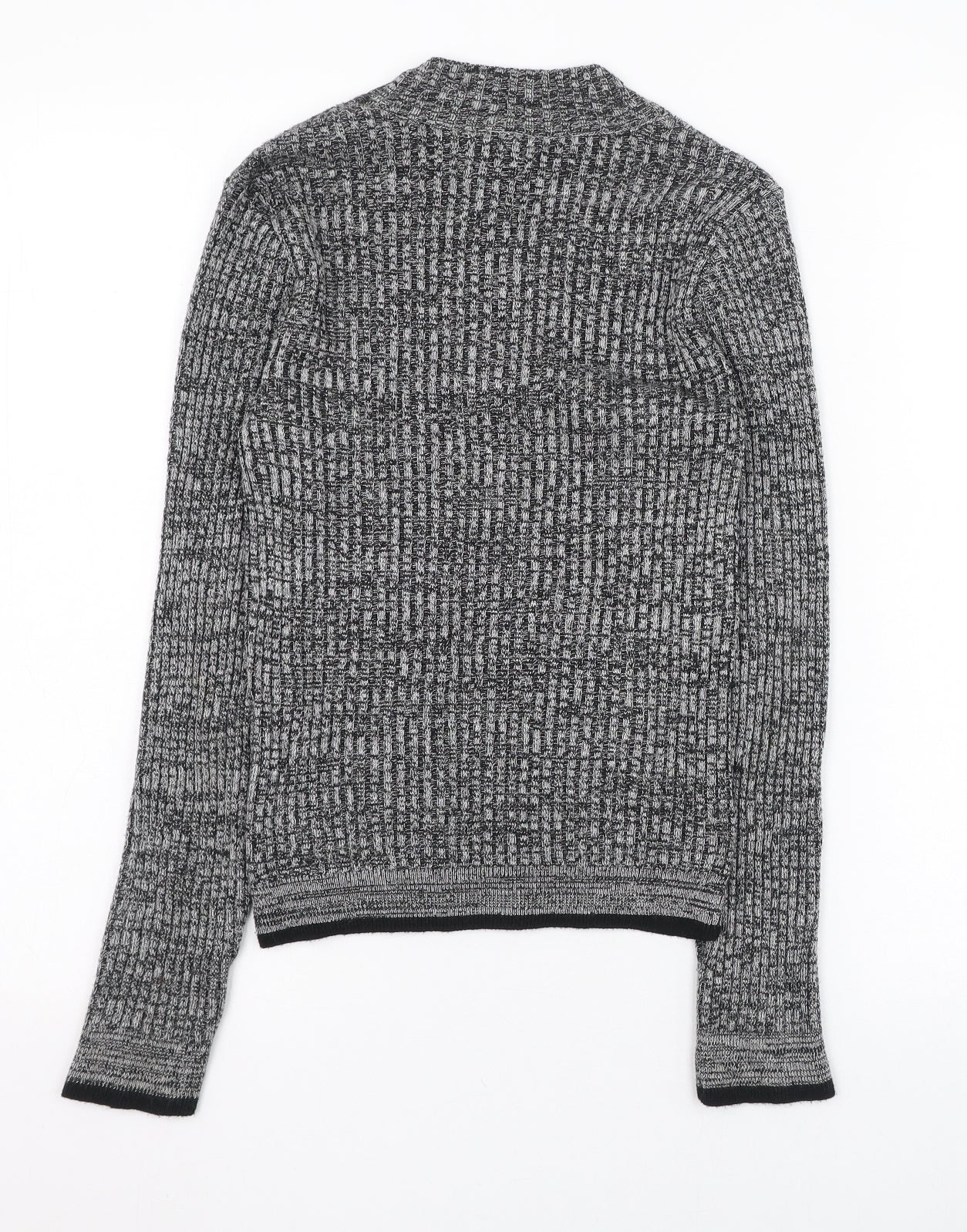 Womens UK Size 6 Topshop Grey Pullover Jumper