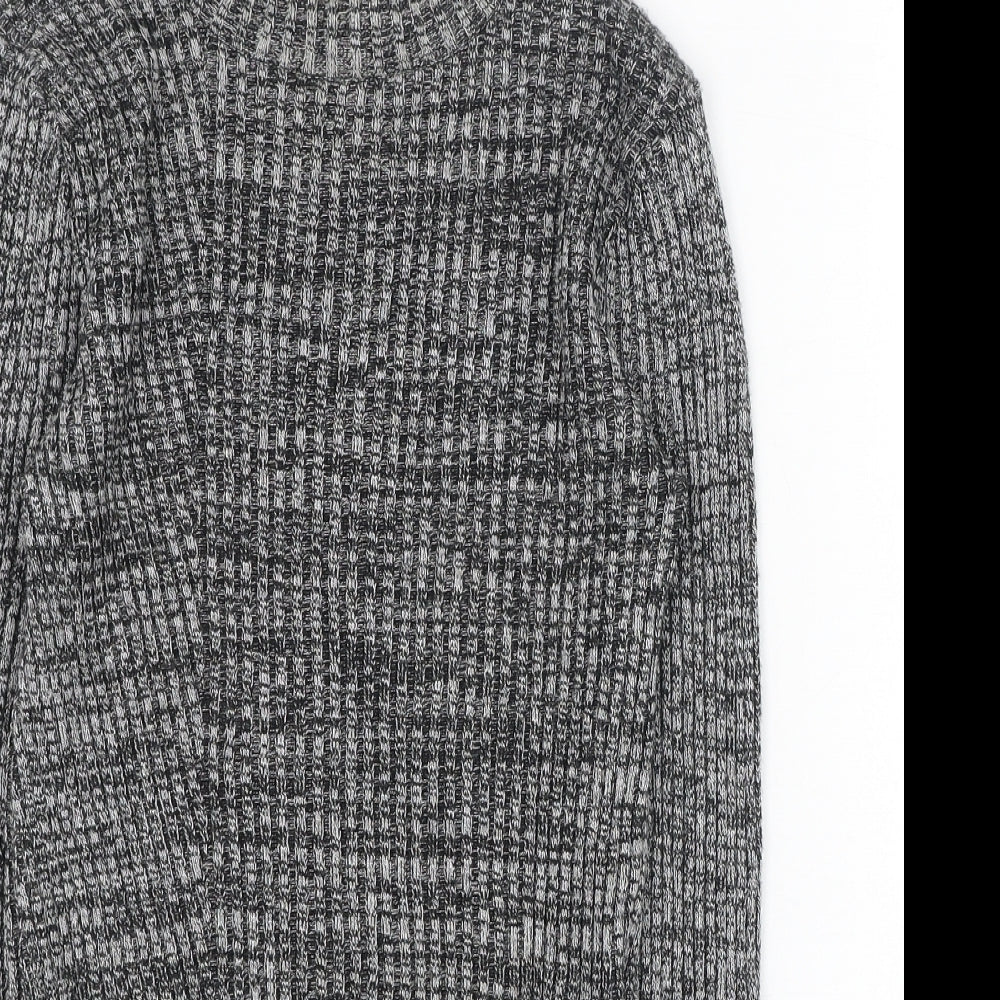 Womens UK Size 6 Topshop Grey Pullover Jumper