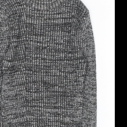 Womens UK Size 6 Topshop Grey Pullover Jumper