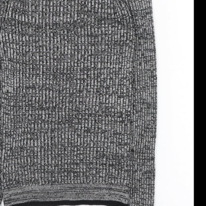Womens UK Size 6 Topshop Grey Pullover Jumper