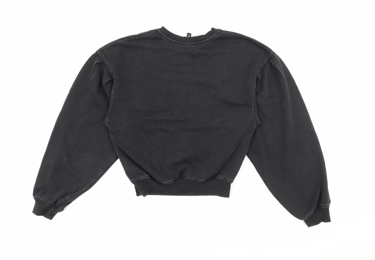 Womens UK Size S H&M Black Pullover Jumper