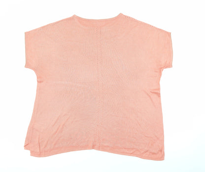 Womens UK Size 16 NEXT Orange Pullover Jumper