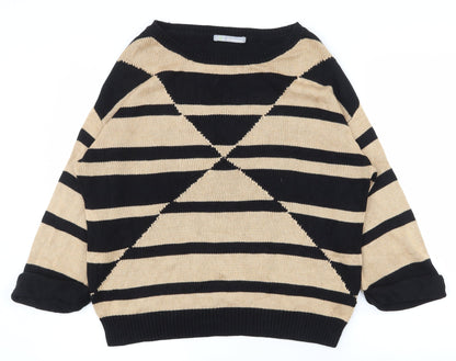Womens UK Size 16 Marks and Spencer Beige Pullover Jumper