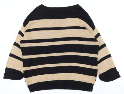 Womens UK Size 16 Marks and Spencer Beige Pullover Jumper
