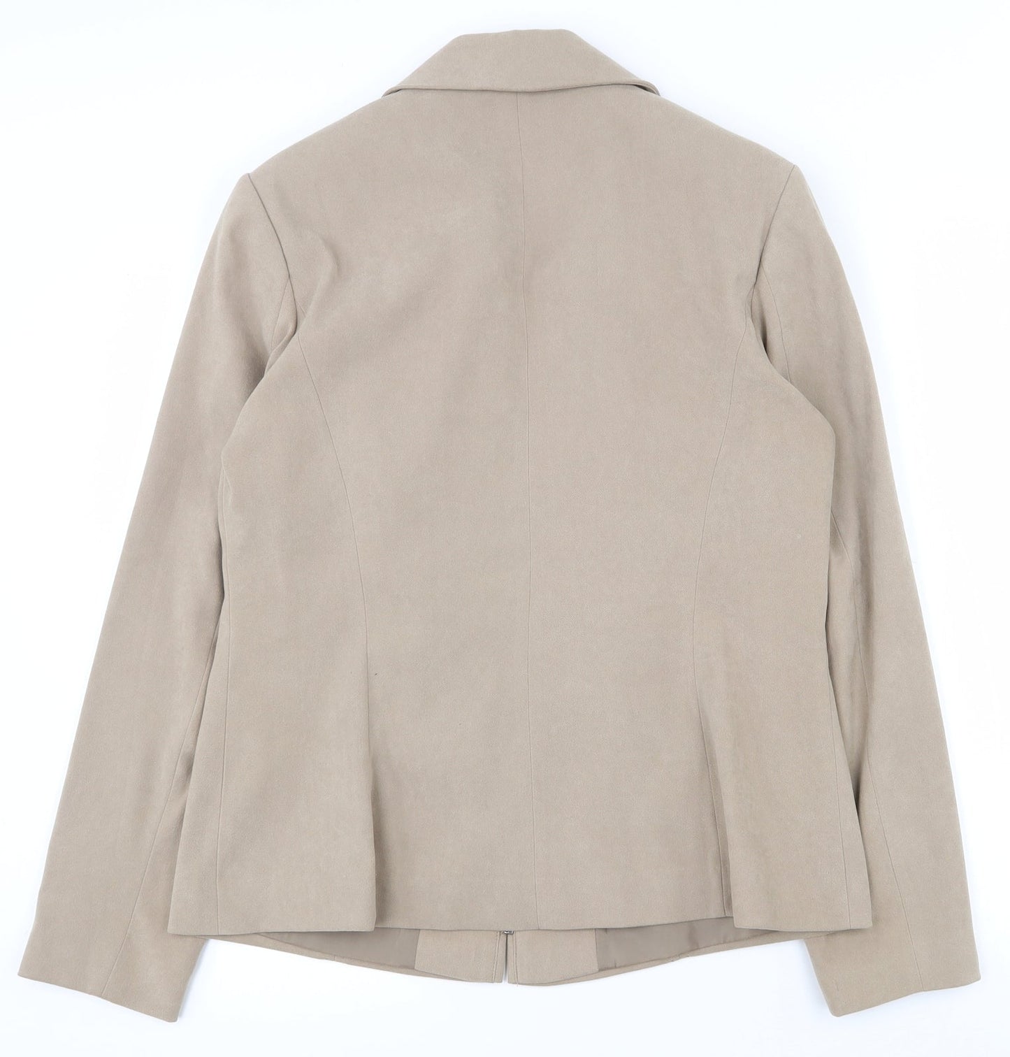 Womens UK Size 12 Mia Moda Beige Jacket