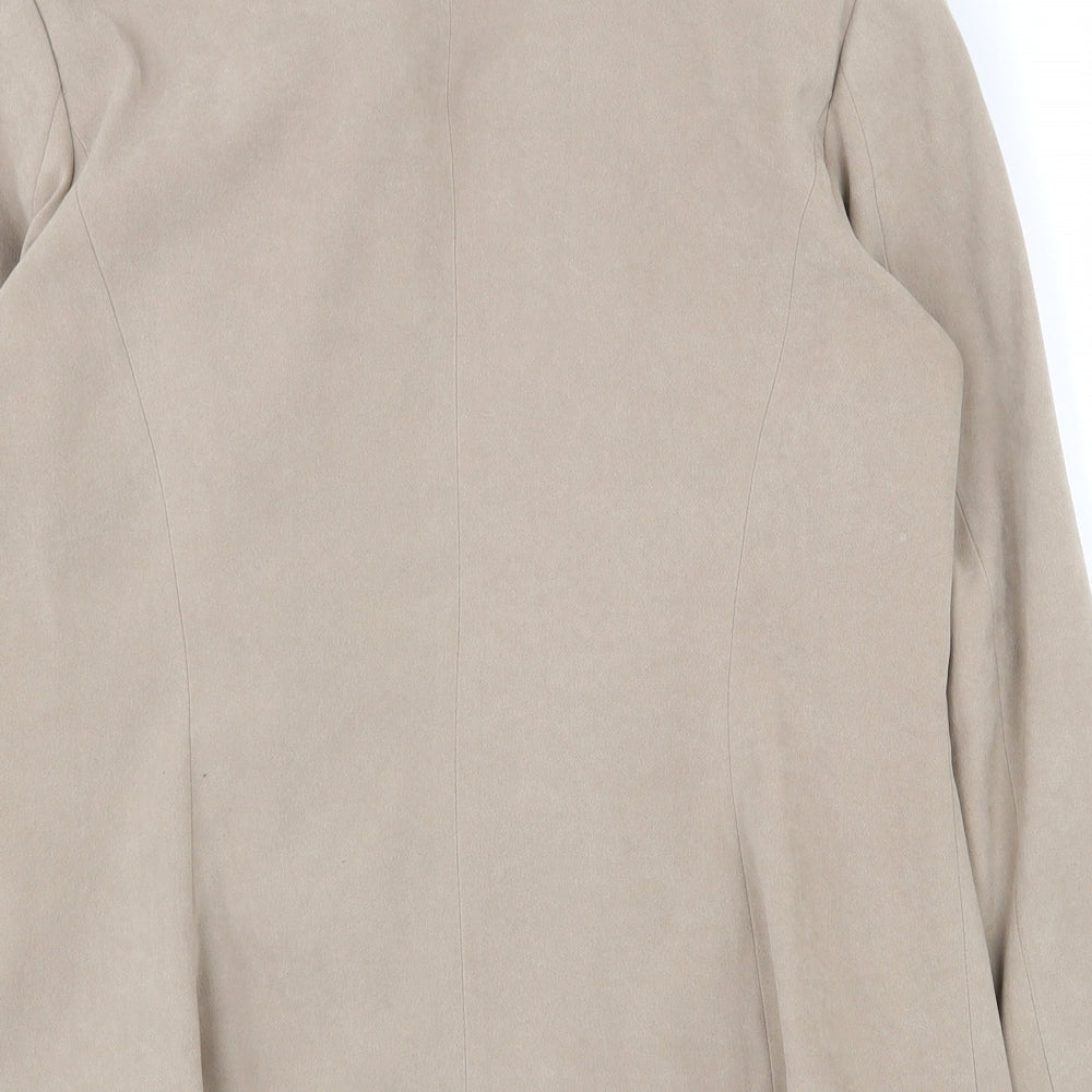 Womens UK Size 12 Mia Moda Beige Jacket