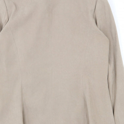 Womens UK Size 12 Mia Moda Beige Jacket