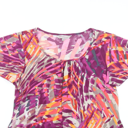 Womens UK Size 12 Mimosa Purple Basic Blouse