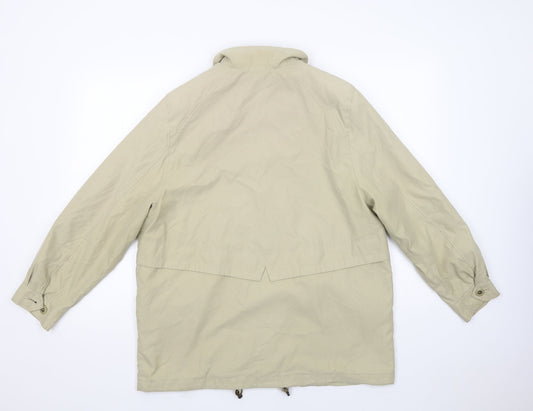 Womens UK Size 12 Marks and Spencer Beige Parka Coat