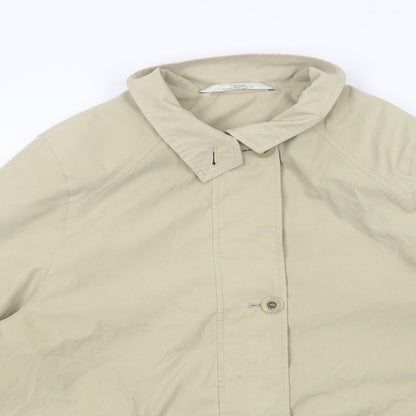 Womens UK Size 12 Marks and Spencer Beige Parka Coat