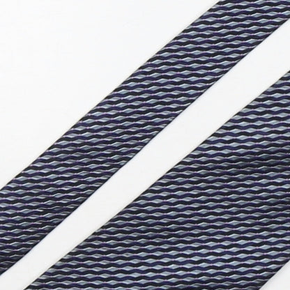 Marks and Spencer Mens Multicoloured Geometric Silk Pointed Tie One Size