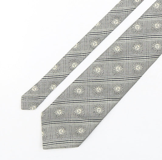 Mens Debenhams Multicoloured Geometric  Pointed Tie