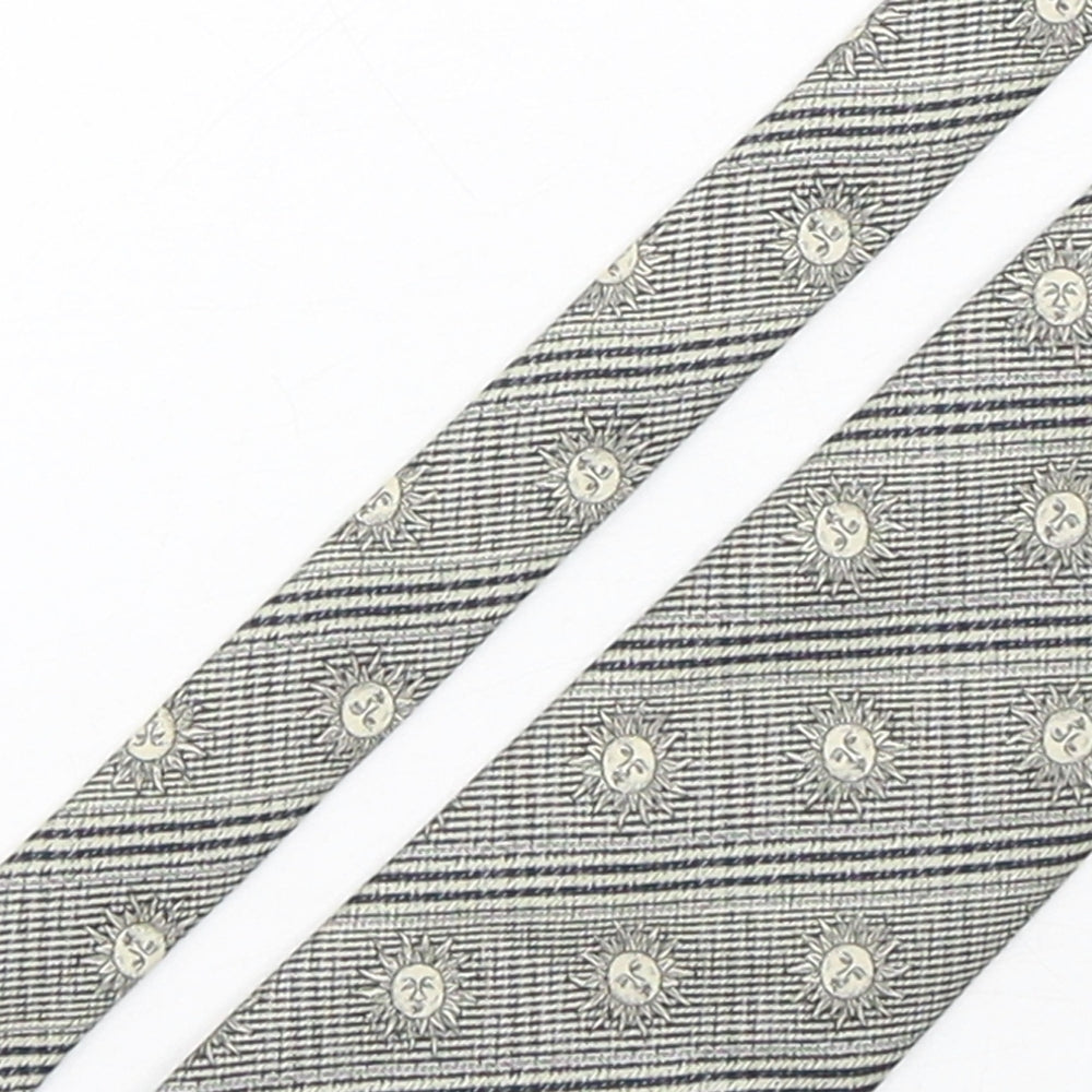 Mens Debenhams Multicoloured Geometric  Pointed Tie