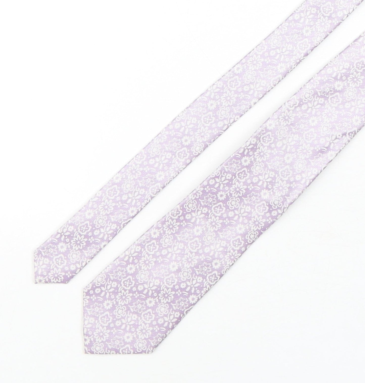 Greenwoods Mens Multicoloured Floral Silk Pointed Tie One Size