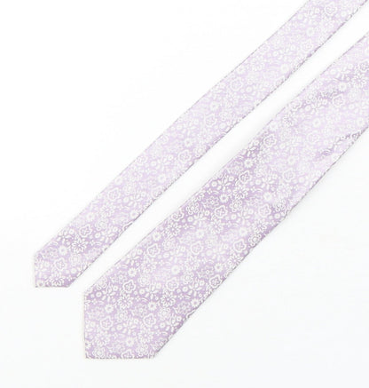 Greenwoods Mens Multicoloured Floral Silk Pointed Tie One Size