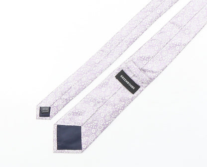 Greenwoods Mens Multicoloured Floral Silk Pointed Tie One Size