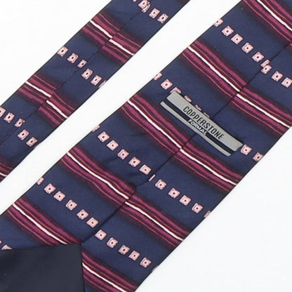 Mens Copperstone Multicoloured Geometric  Pointed Tie