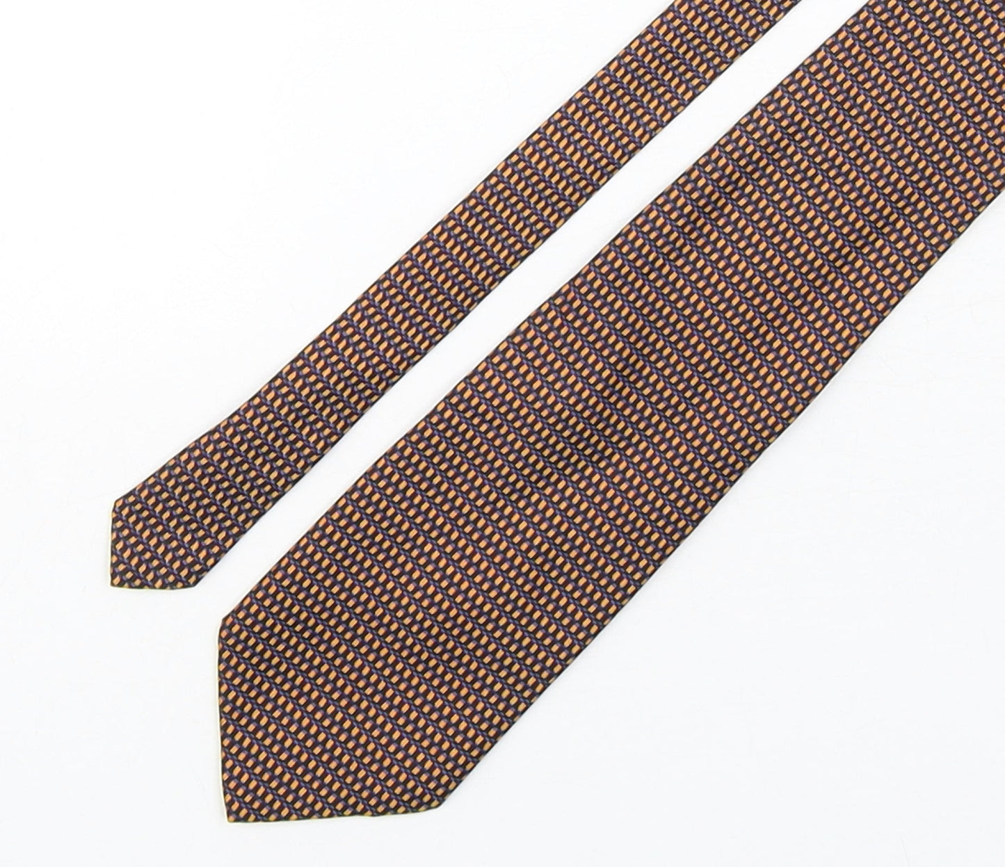 NEXT Mens Multicoloured Geometric Silk Pointed Tie One Size