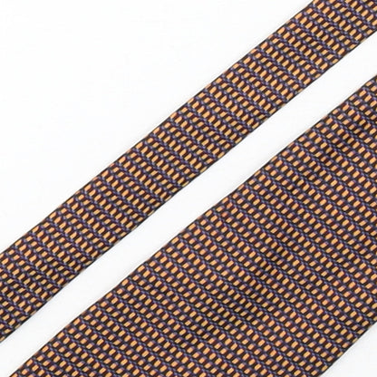 NEXT Mens Multicoloured Geometric Silk Pointed Tie One Size