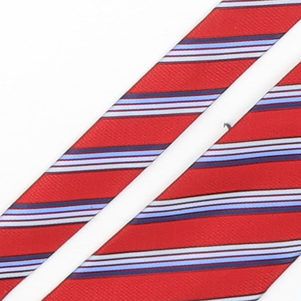 NEXT Mens Multicoloured Striped Polyester Pointed Tie One Size