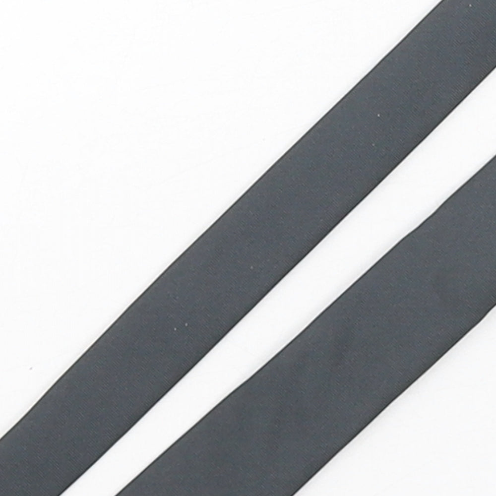 NEXT Mens Grey  Polyester Pointed Tie One Size