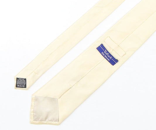 Tie Rack  Mens Beige  Silk Pointed Tie One Size