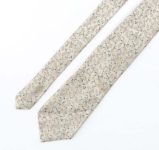 Marks and Spencer Mens Multicoloured Floral Silk Pointed Tie One Size