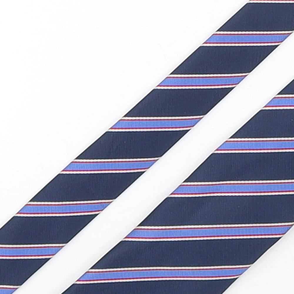 Mens Greenwoods Multicoloured Striped  Pointed Tie