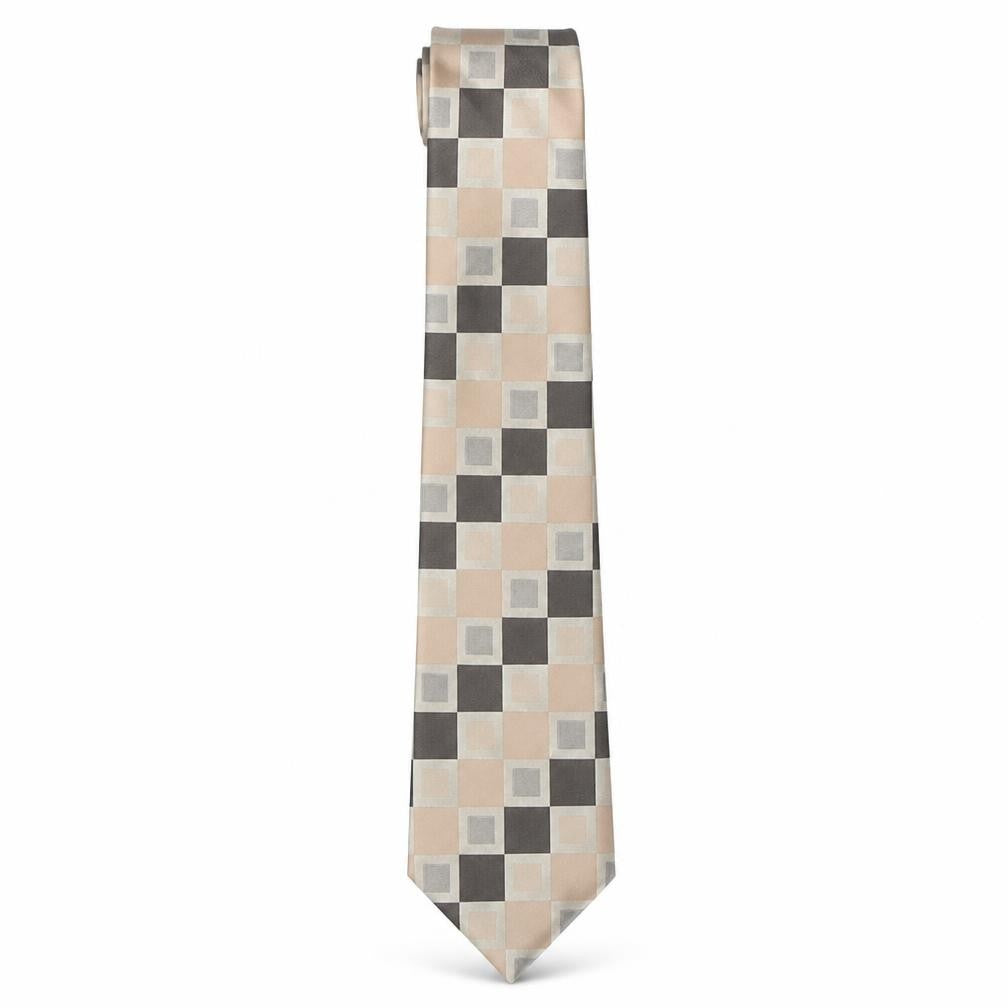 Mens Greenwoods Multicoloured Plaids & Checks  Pointed Tie