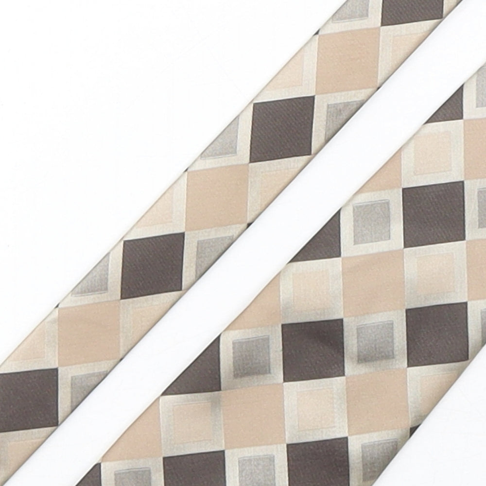 Mens Greenwoods Multicoloured Plaids & Checks  Pointed Tie