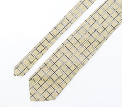 Mens Cezan Multicoloured Plaids & Checks  Pointed Tie