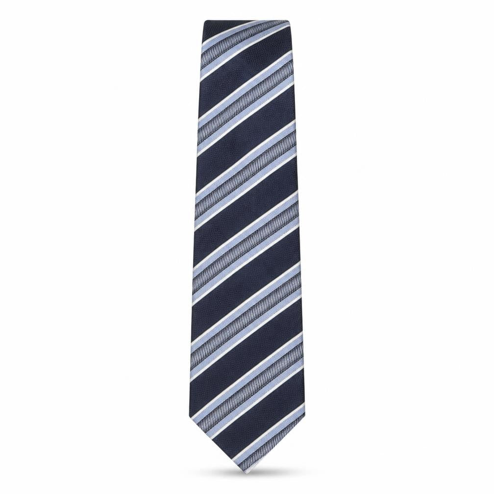 Mens Racing Green Multicoloured Striped  Pointed Tie