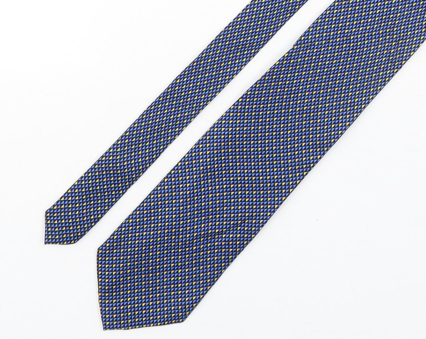 Mens Gianni Ricci Multicoloured Geometric  Pointed Tie