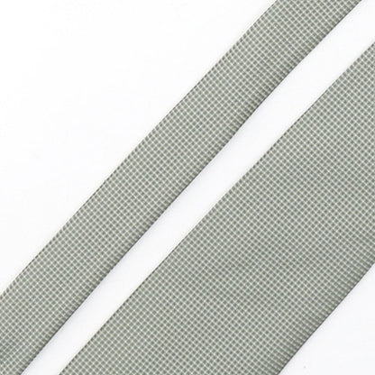 Marks and Spencer Mens Green Geometric Silk Pointed Tie One Size
