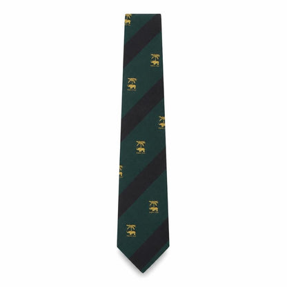 Front view of Wing Wai Company men’s multicoloured striped polyester pointed tie one size