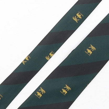 Wing Wai Company Mens Multicoloured Striped Polyester Pointed Tie One Size