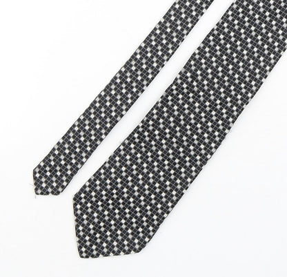 NEXT Mens Multicoloured Plaids & Checks Silk Pointed Tie One Size