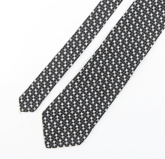 NEXT Mens Multicoloured Plaids & Checks Silk Pointed Tie One Size