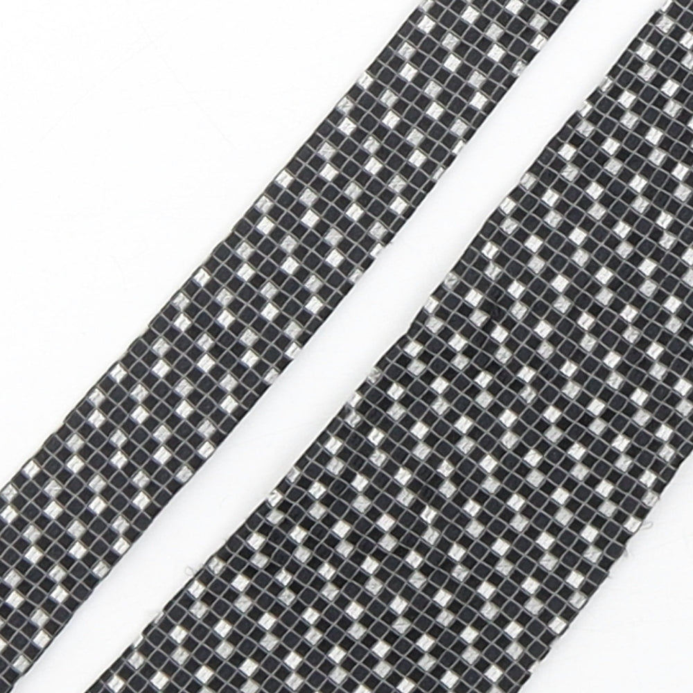 NEXT Mens Multicoloured Plaids & Checks Silk Pointed Tie One Size