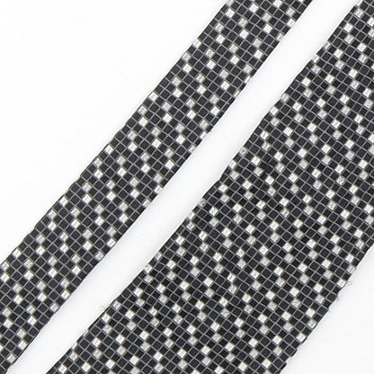 NEXT Mens Multicoloured Plaids & Checks Silk Pointed Tie One Size