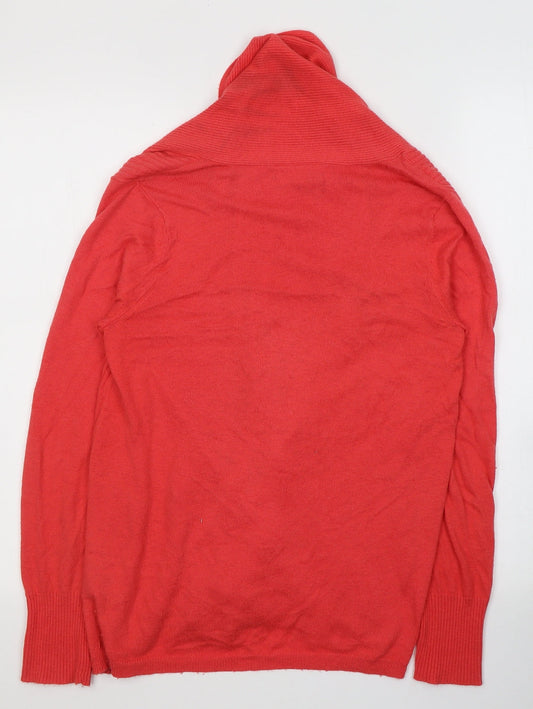 Womens UK Size S Wallis Pink Cardigan Jumper