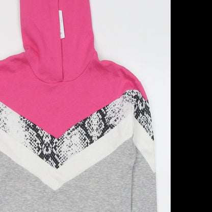 Matalan Girls Grey  Cotton Tunic Sweatshirt Size 13 Years  Pullover