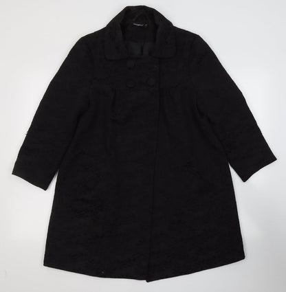 Womens UK Size 12 Atmosphere Black Pea Coat