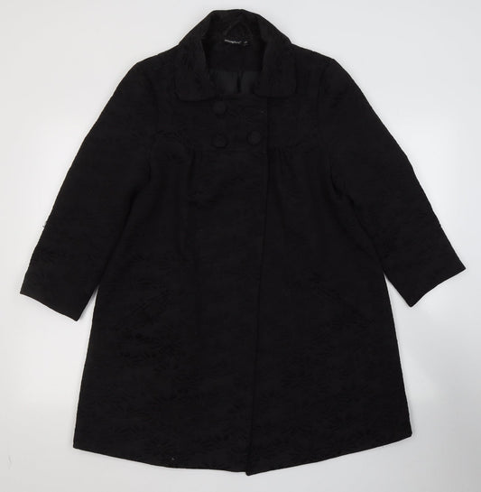 Womens UK Size 12 Atmosphere Black Pea Coat