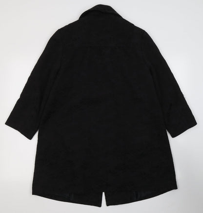 Womens UK Size 12 Atmosphere Black Pea Coat